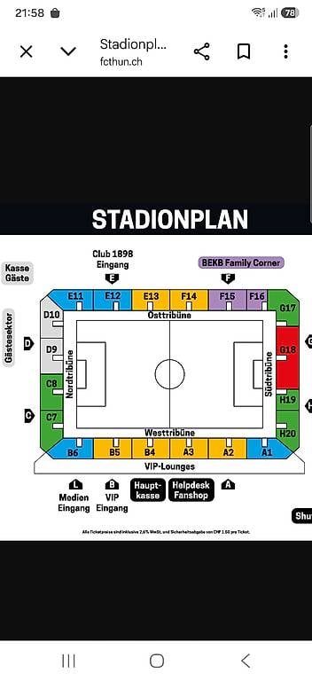 Biglietti: FC Thun - YB – Usato da Muri AG venduto da Matthias.S 1
