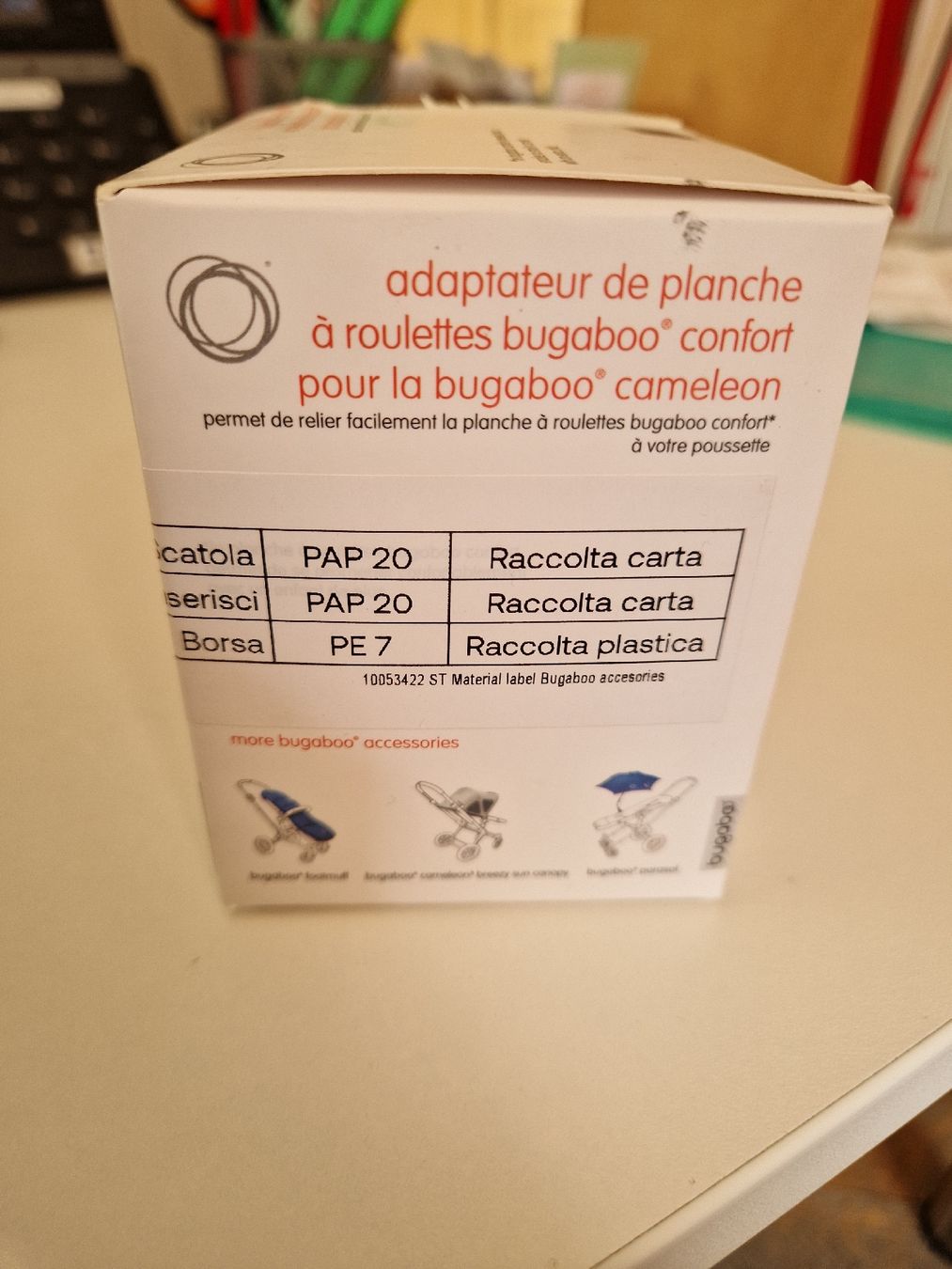 Bugaboo Unità & Adattatore:  Adaptateur Bugaboo - Planche à roulettes – Nuovo (secondo la descrizione) da Romont FR venduto da raj_sjv9 1