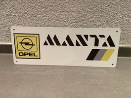 OPEL MANTA VINTAGE SCHILD NEU! RENNER!