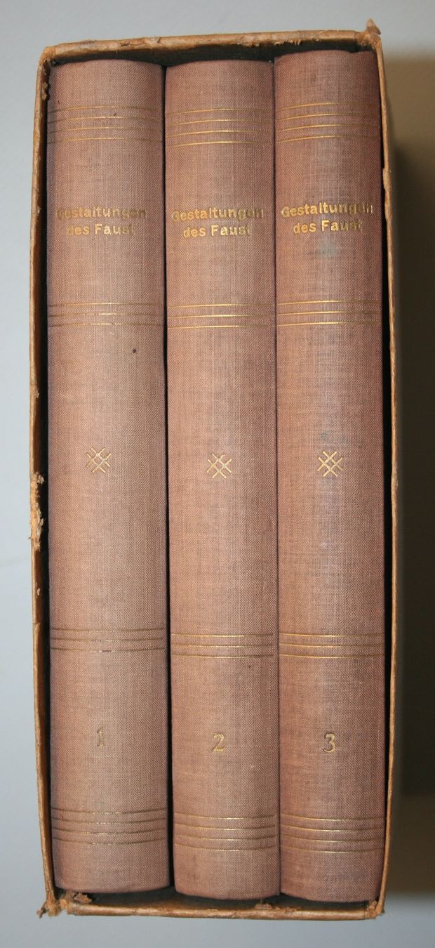 Bücher: Gestaltungen des Faust. Werke der Faustdichtung, EA 1927 – Gebraucht aus Schaffhausen von Kartenprofi 7