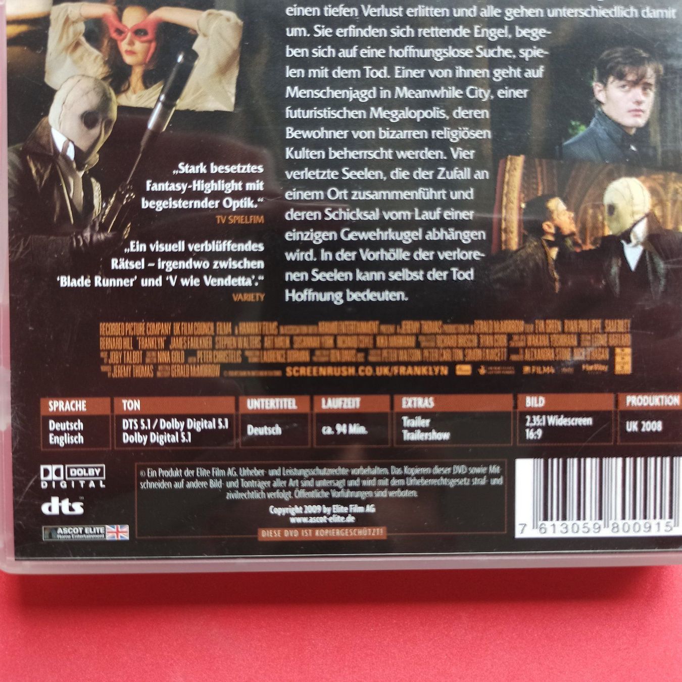 Tutti i DVDs: Franklyn – Usato da Dübendorf venduto da kb86_MOVIE 2