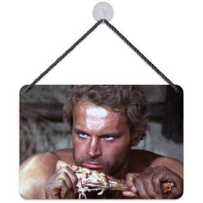 Insegne: Metall-Hängeschild-TERENCE HILL – Nuovo e nell'imballaggio originale da Rupperswil venduto da big-one-sale