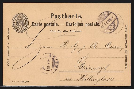 Ansichtskarten: Litho Zürich, Frederic Steinfels, Fabri – Gebraucht aus Berlin von bartko-reher 1