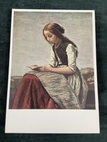 Postkarte Camille Corot La petite liseuse