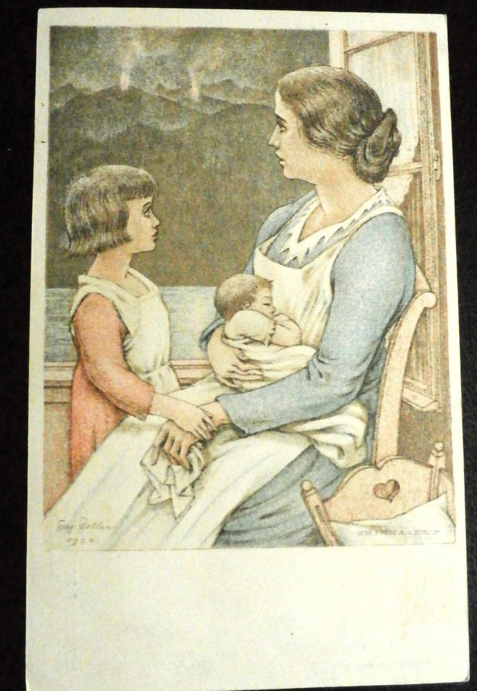 Tutti i francobolli: CH Bundesfeier Postkarte 1924 ungebraucht – Usato da Kehrsatz venduto da Bernherb2