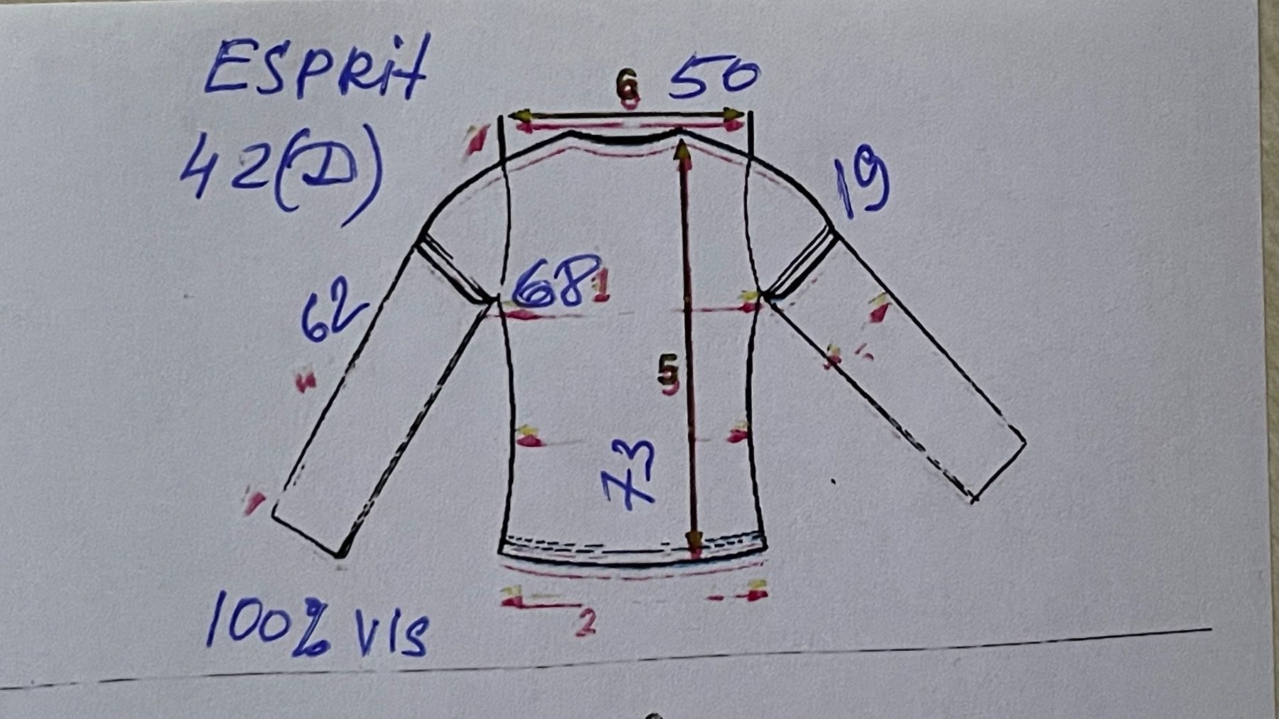 Esprit Camicette: ESPRIT L XL /NP65CHF Viscose Bluse Weiss – Nuovo (secondo la descrizione) da Kölliken venduto da Prscoo 6