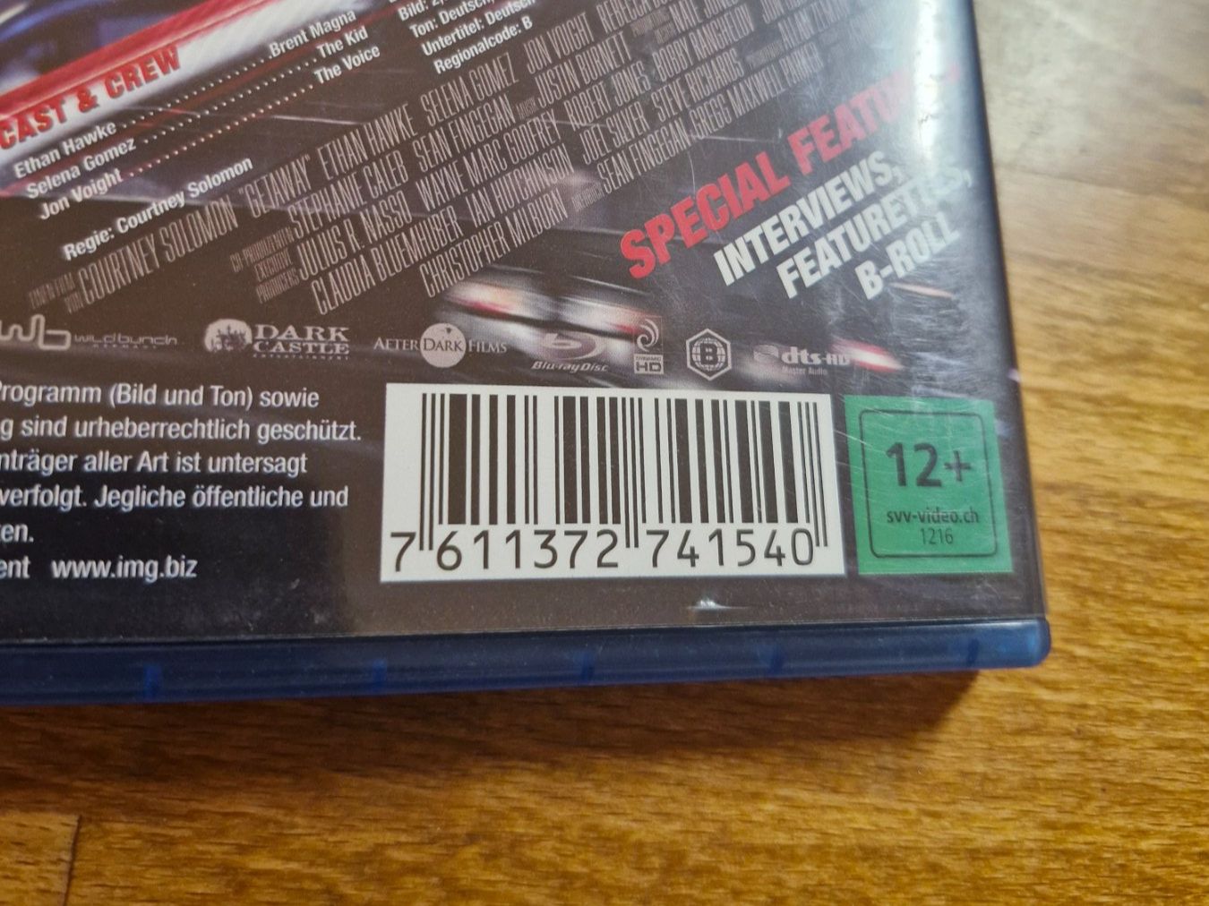 Tutti i DVDs: Getaway (2013) RAR Bluray – Usato da Pfungen venduto da Whitie 1