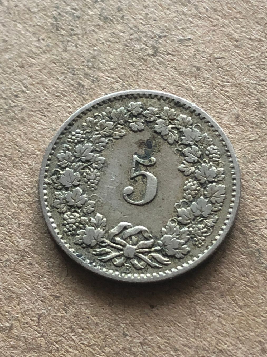 Alle Münzen: 5 Rp. 1879 – Gebraucht aus Schötz von Odpa 1