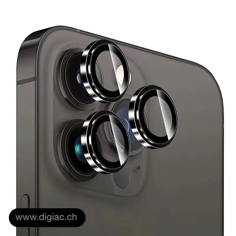 Apple Telefoni cellulari / Smartphones: iPhone 16 Pro(Max) -3 Verres protection Caméra NOIR – Nuovo e nell'imballaggio originale da Morges venduto da DigiAC