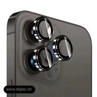 iPhone 16 Pro(Max) -3 Verres protection Caméra NOIR
