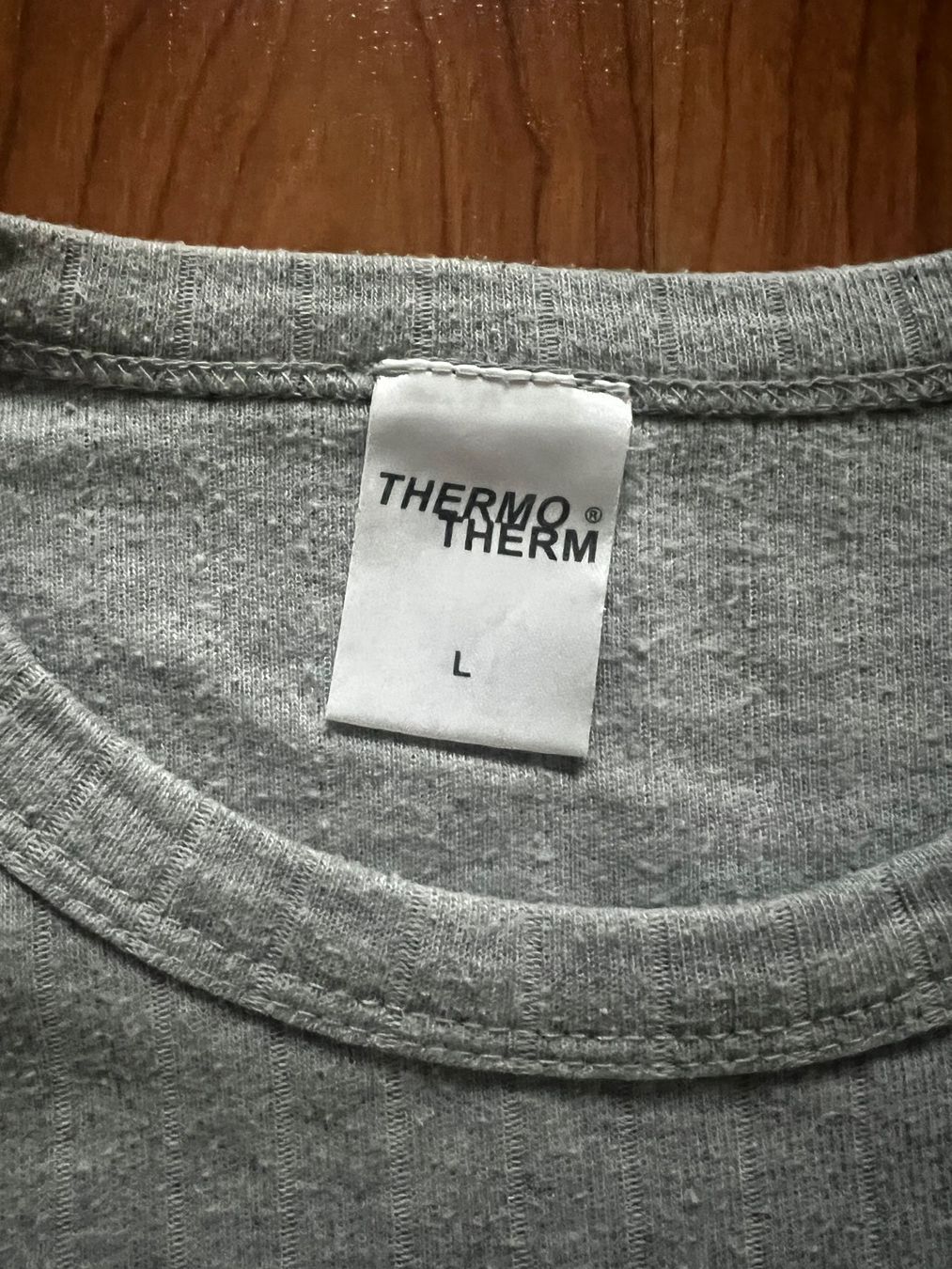 Biancheria intima: Thermo Therm Unterhemd Grau, Gr. L, 50% Baumwolle – Usato da Samedan venduto da TintiFinti 1