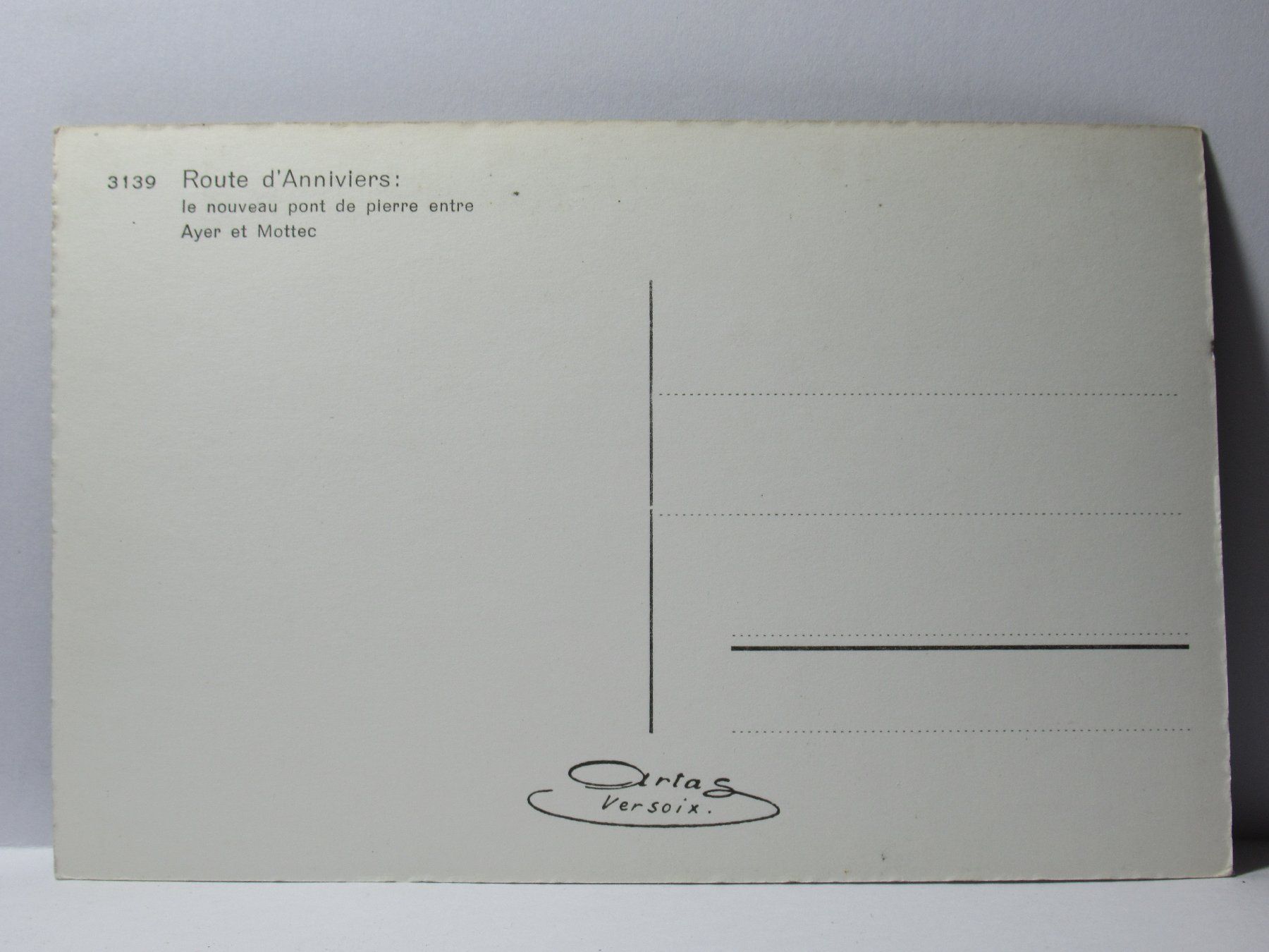 Cartoline postali: Postauto ,  Route d' Anniviers – Nuovo (secondo la descrizione) da Grenchen venduto da Bluemchen1900 2