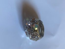 Magnifique bague argentée