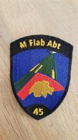 Badge M Flab Abt 45 schwarz