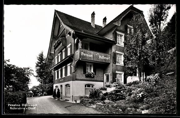 Cartoline postali: AK Kehrsiten, Pension Hüttenort – Usato da Berlin venduto da bartko-reher