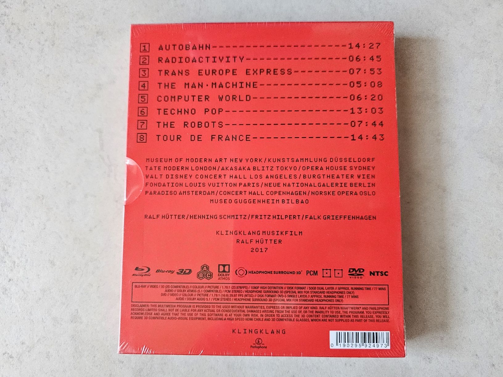 Tutti i DVDs: Kraftwerk  -  3-D  /  Bluray + DVD Fabrikneu – Nuovo e nell'imballaggio originale da Schneisingen venduto da backstore24 1