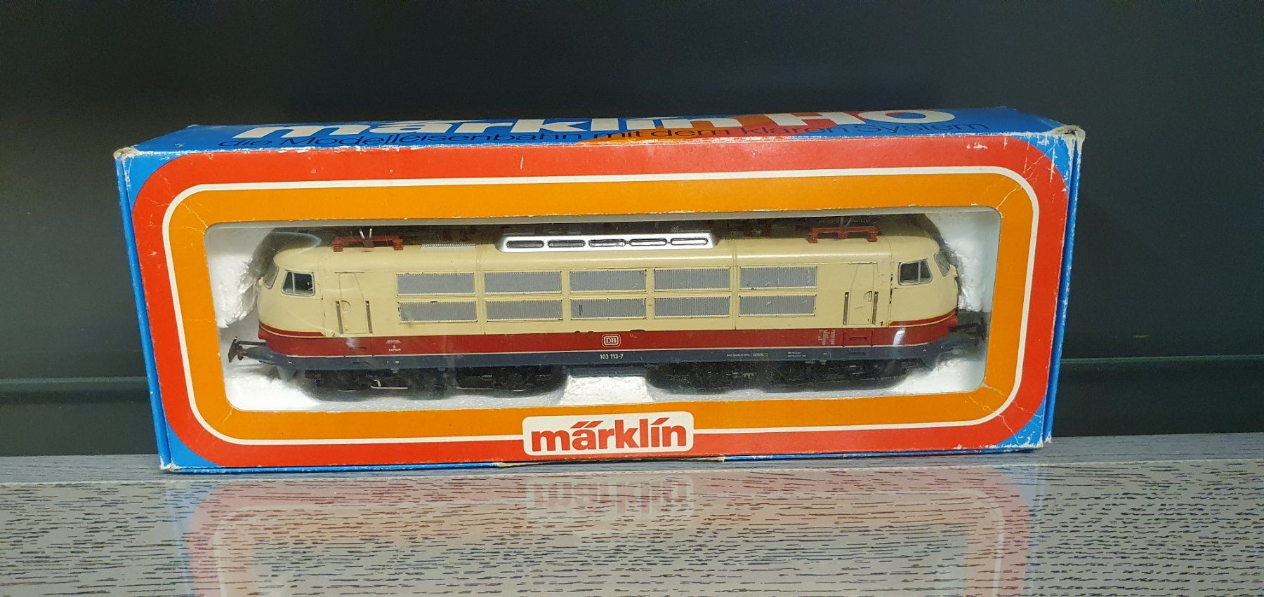 Märklin Modellini di ferrovie: MÄRKLIN: DB TEE E-LOK BR 103 / 3354 OVP – Usato da Biglen venduto da taunus82 7