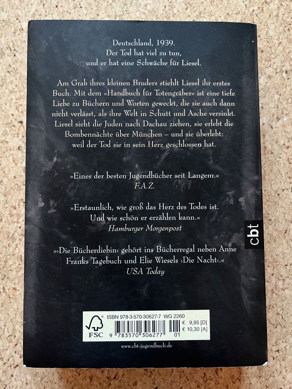 Bücher: Taschenbuch "Die Bücherdiebin", Markus Zusak – Gebraucht aus Grosswangen von Vita500 1