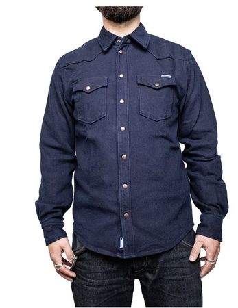 Blaumann Hemd – 2 Tone Indigo – Made in Germany