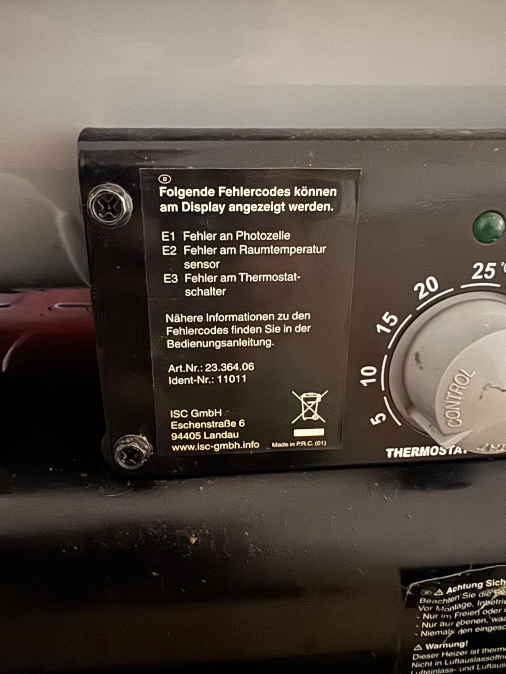 Einhell Radiatori: Einhell DHG 360 Heissluftgenerator (Diesel) – Usato da Zug venduto da Rozzo 3