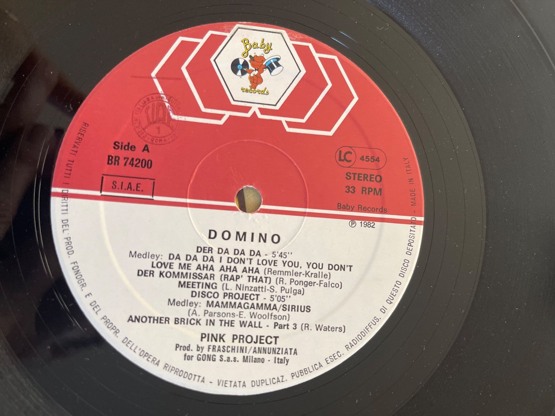 Dischi in vinile: M47/Pink Project - Domino – Usato da Frutigen venduto da Philippe_jsp 2