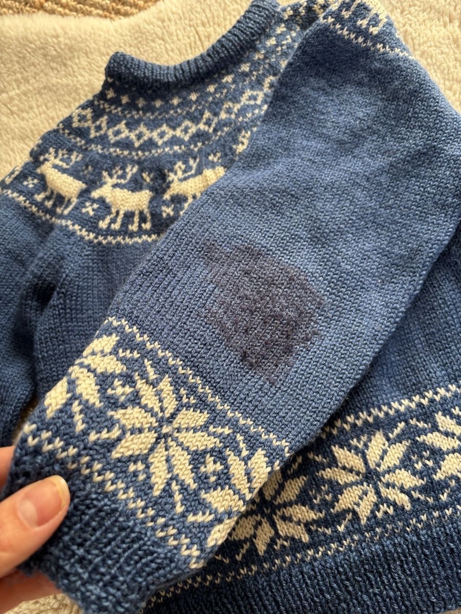 Pulls et sweat-shirts: Handgestrickter norwegischer Pullover, 134/140 – D'occasion à Bern par wisemagpie 8