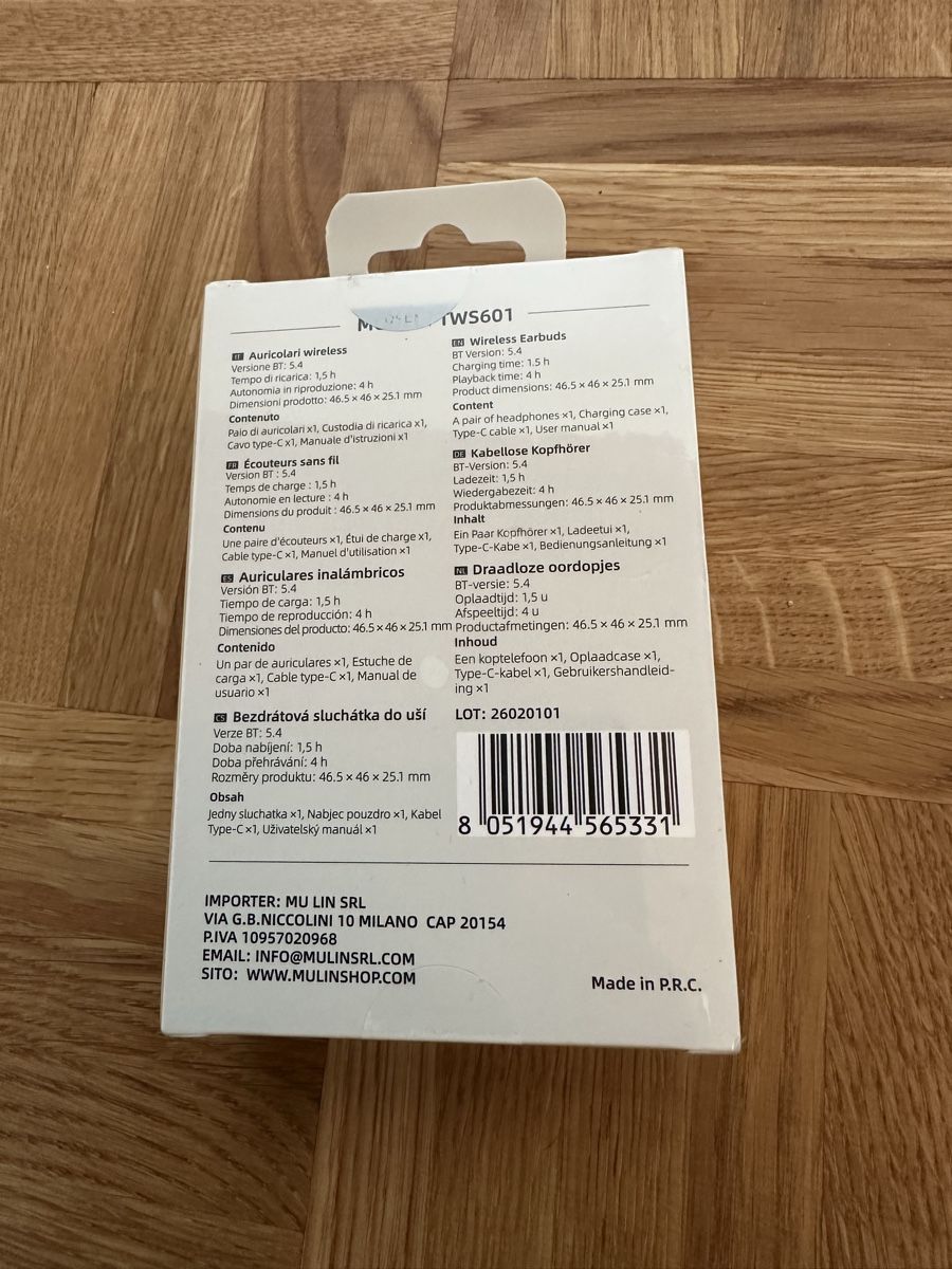 Cuffie: WESDAR TWS601 wireless Earbuds Weiss Neu – Nuovo e nell'imballaggio originale da Willisau venduto da StorageWars 1
