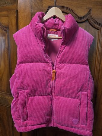 Gilet matelassé GERTRUDE GASTON rose T3/T4
