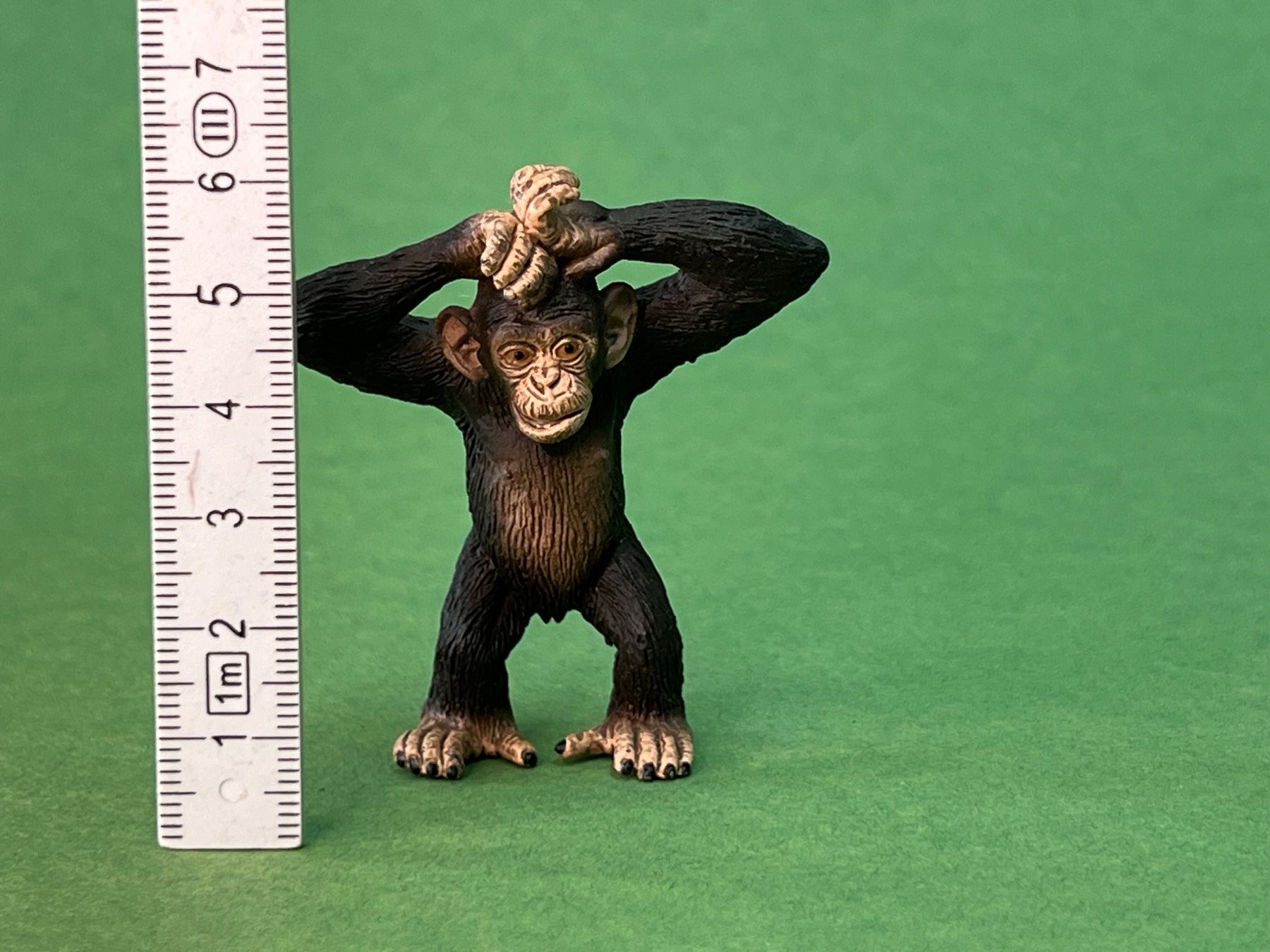 Schleich Statuette: Schleich 14680 Schimpansen-Junges Affe Schimpanse – Nuovo (secondo la descrizione) da Ennetbaden venduto da mapa05 1