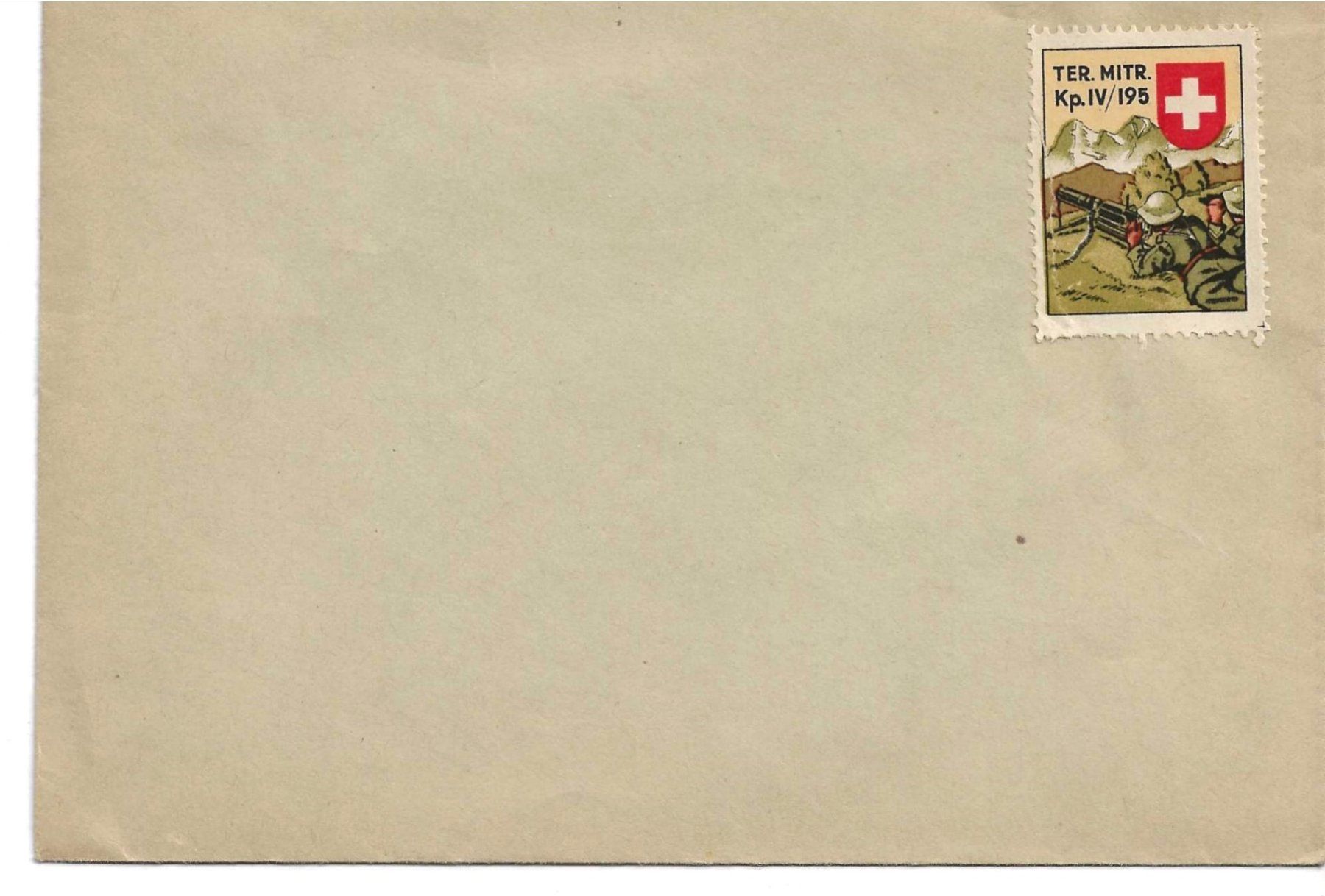 Alle Briefmarken: BRIEFUMSCHLAG SCHWEIZER ARMEE – Gebraucht aus Ostermundigen von Wyatt-Earp