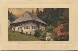 LANDWIRTSCHAFT/STROHDACHHAUS 1912 Aargau?