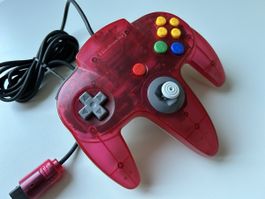 Nintendo 64 N64 Clear Red Original Kontroller