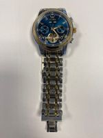 Armbanduhr OLEVS Automatik blau goldfarben Herren