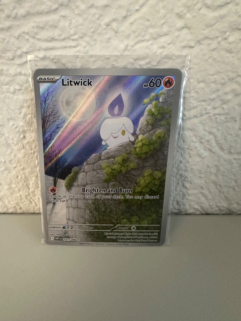 Pokémon Sammelbilder & Trading cards: Litwick WHT 101/086 ENG ab 1.-- – Gebraucht aus Recherswil von Nitschy