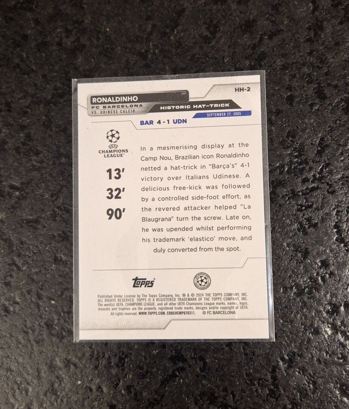 Topps Carte collezionabili: Ronaldinho - Barcelona - Topps – Nuovo (secondo la descrizione) da Burg AG venduto da Danoe 1