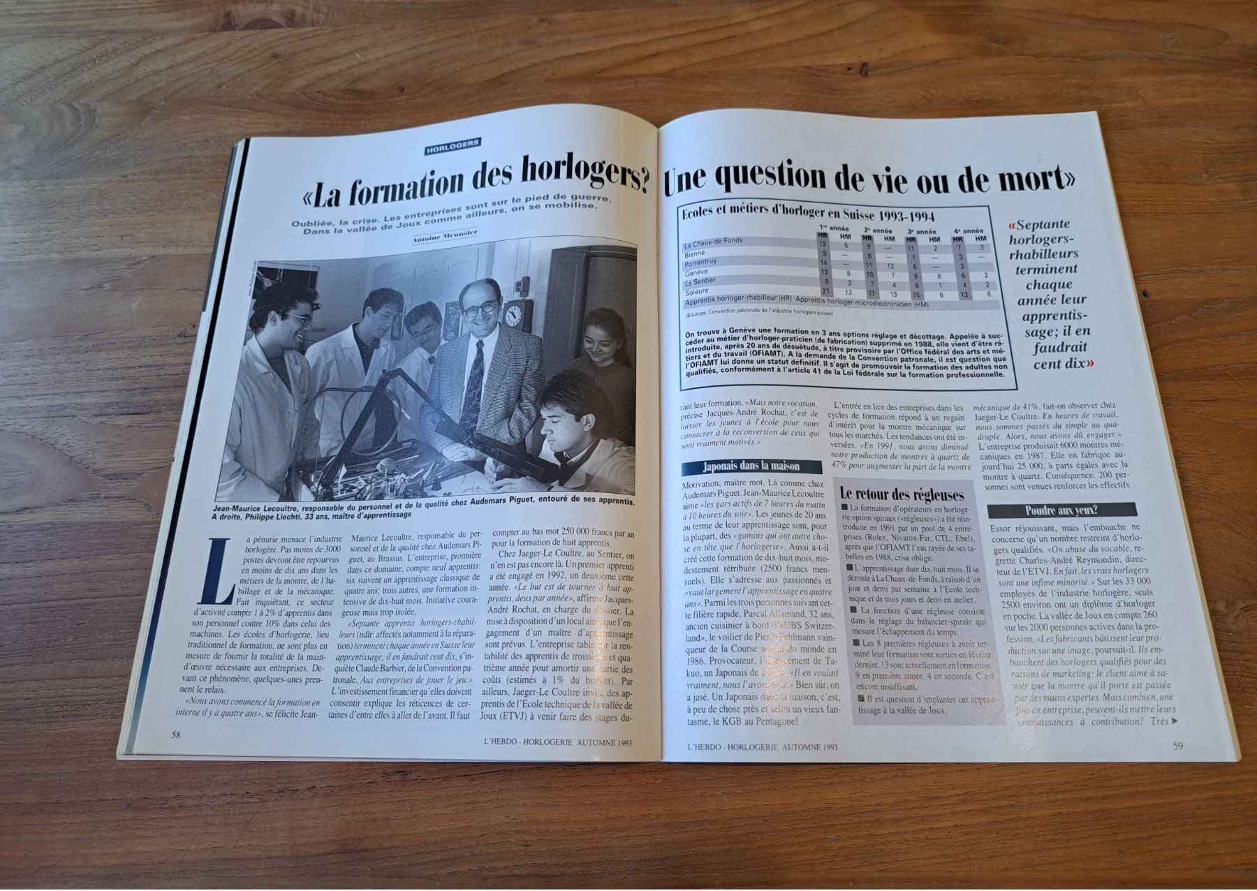 Zeitschriften & Magazine: L'Hebdo "Montres Passion" collection 1994 - 2016 – Gebraucht aus Biel/Bienne von ESOXMAN 6