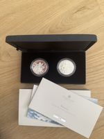 2023 Britannia Silver Reverse Proof 2 Coin Set