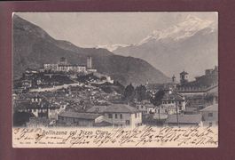 BELLINZONA - Pizzo Claro - 1903 // dos blessé //