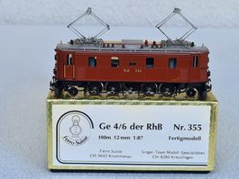 TOP Ferro-Suisse Elektrolok Ge 4/6 der RHB Nr. 355 H0m