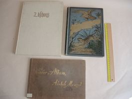 3 Bücher Naturgeschichtliche Bilder 1884 + Album 230 Tafeln