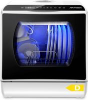 Tischgeschirrspüler Mini Geschirrspüler 5L Wassertank Touch