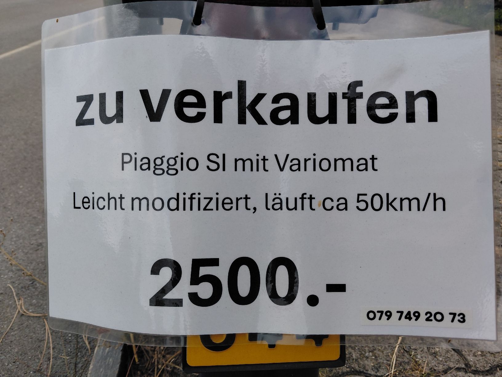 Piaggio Ciclomotori: Mofa Töffli Piaggio SI mit Variomat – Usato da Schönenberg ZH venduto da Ronny83 3