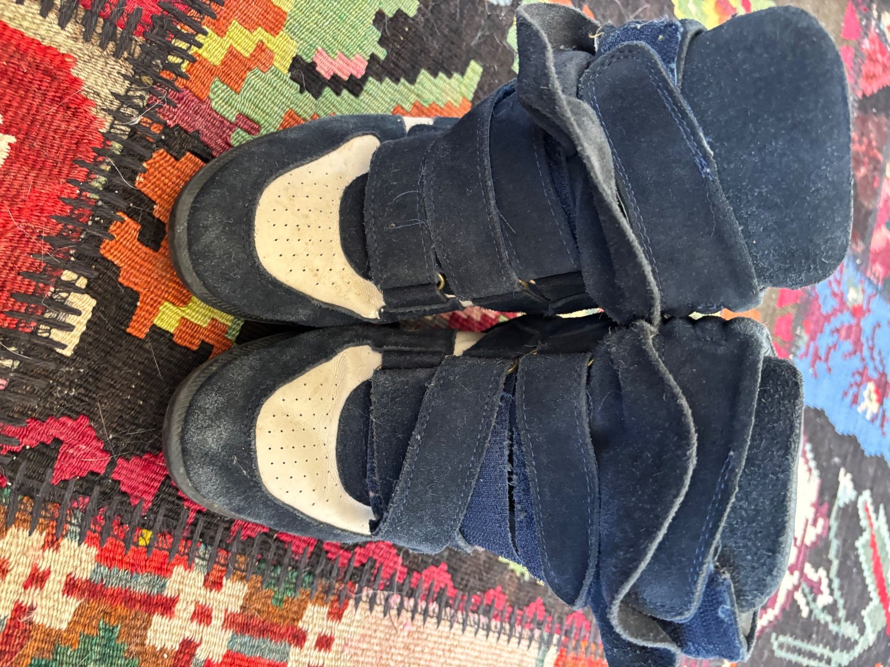 Damenschuhe: Baskets compensées bleues en daim taille 39 occasion – Gebraucht aus Genève von bha_jcf5 1