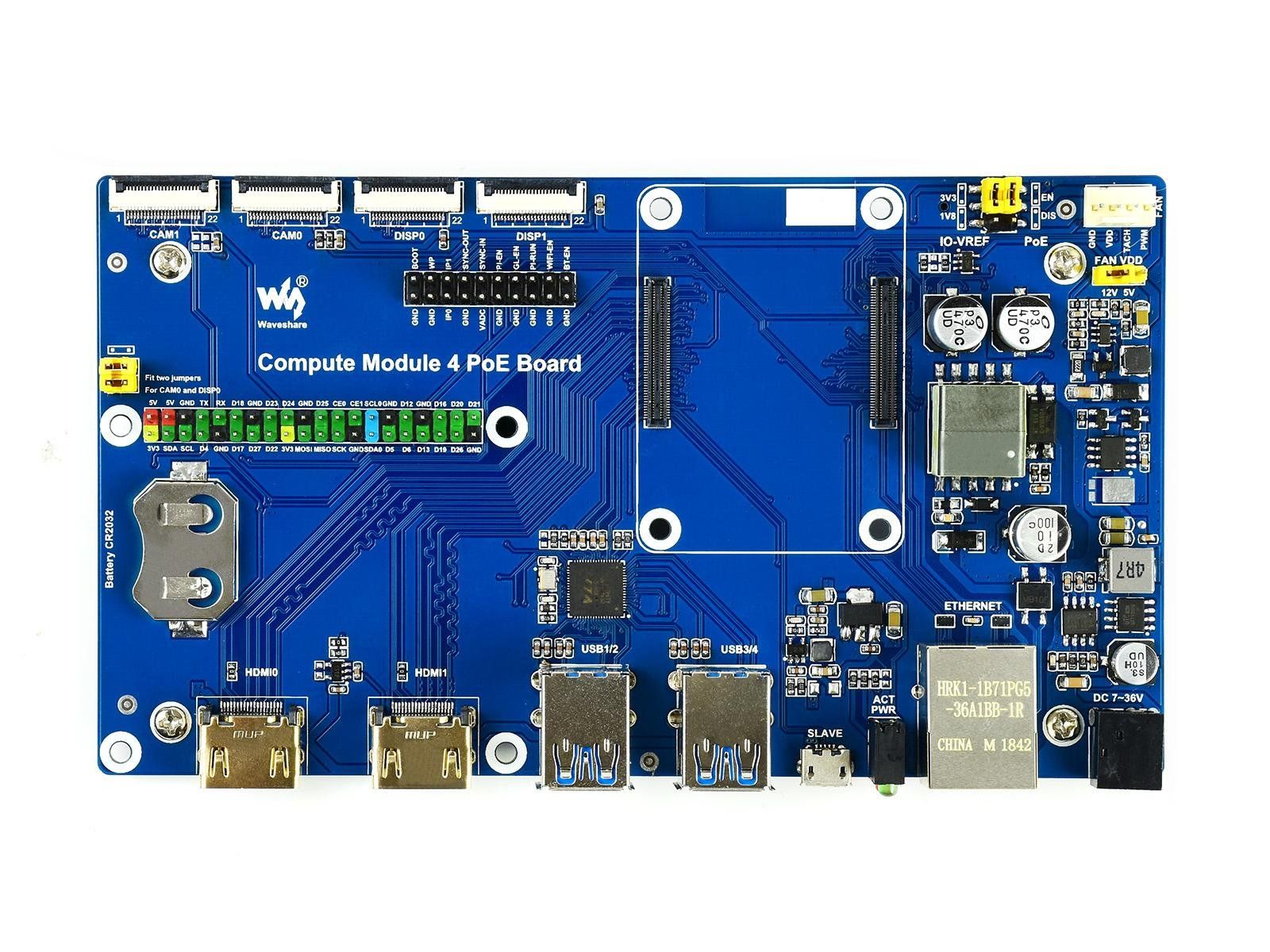 Raspberry Pi PCs: Raspberry Pi CM4 - 8GB/32eMMC + PoE Board/Case + 7" Display – D'occasion à Oberrohrdorf par khole 1