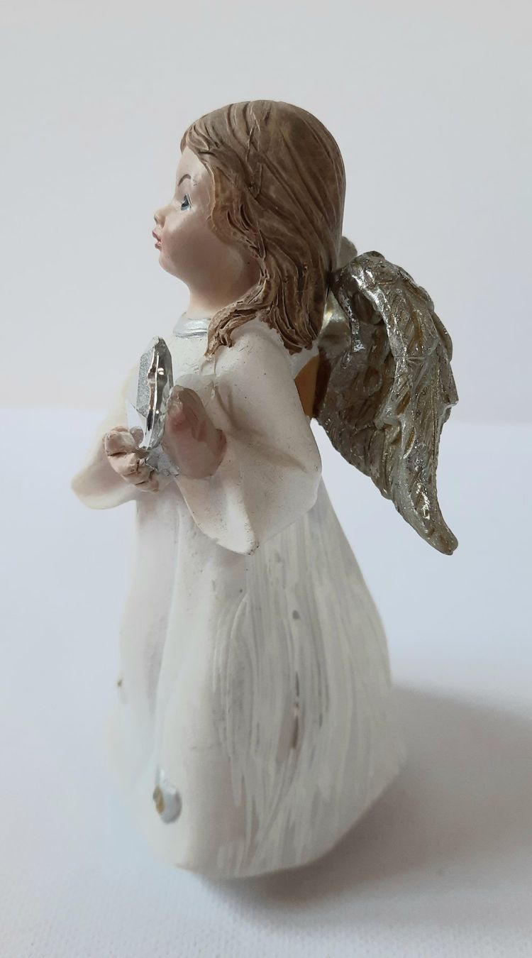 Statuette: Deko - Engel mit Herz - Engel mit Stern – Nuovo (secondo la descrizione) da Wienacht-Tobel venduto da blomstra 8