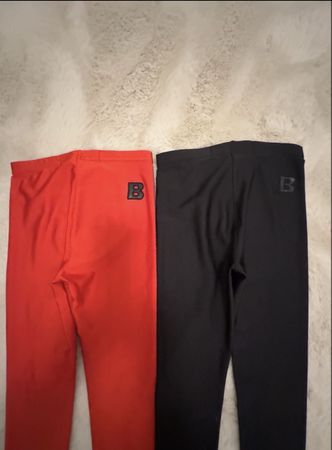 The Brand Leggings, Gr. 116/122, Rot & Schwarz, Top! (53)
