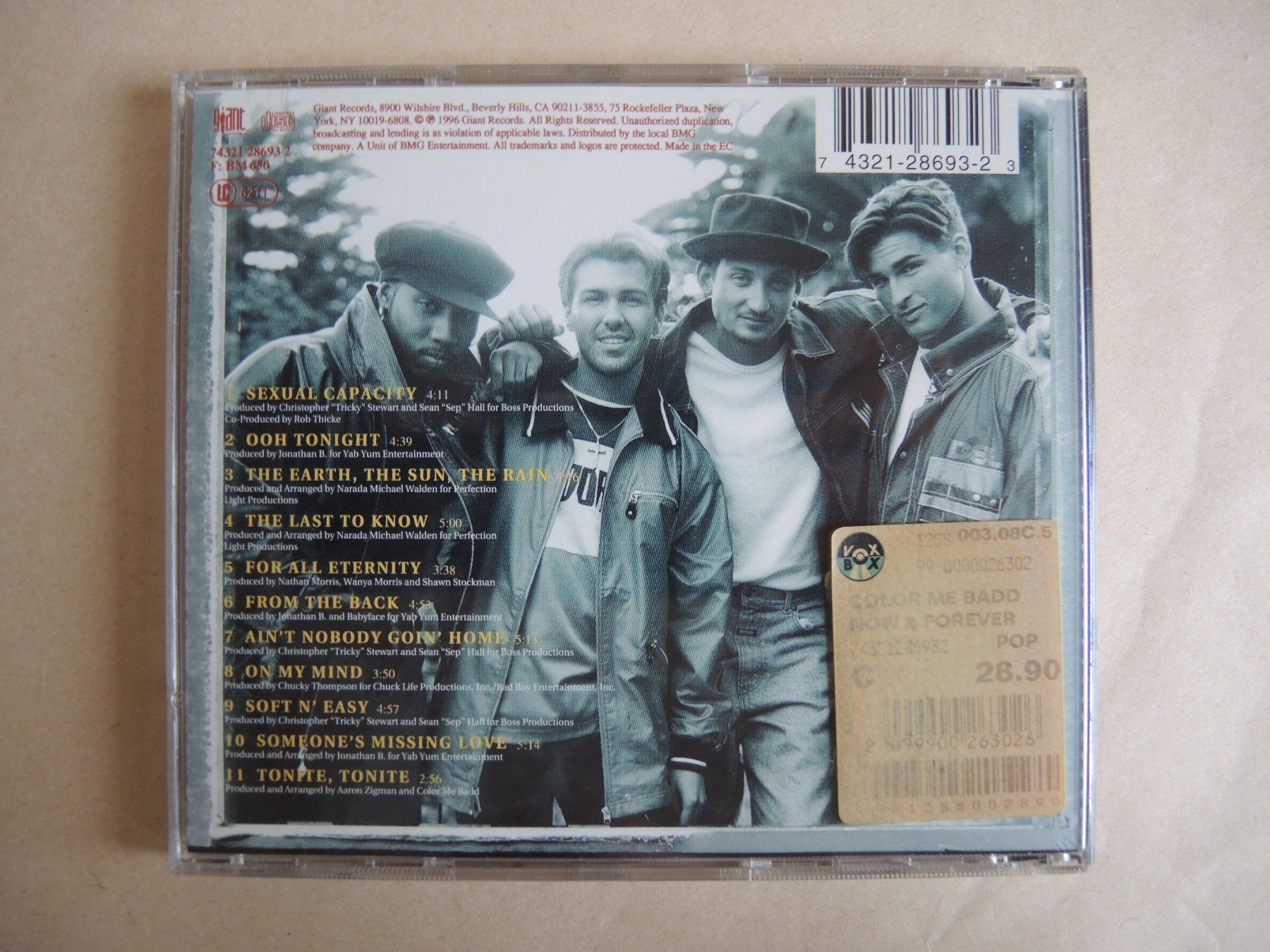 CDs: Color Me Badd - Now & Forever CD – D'occasion à Rorschach par maeck8 2