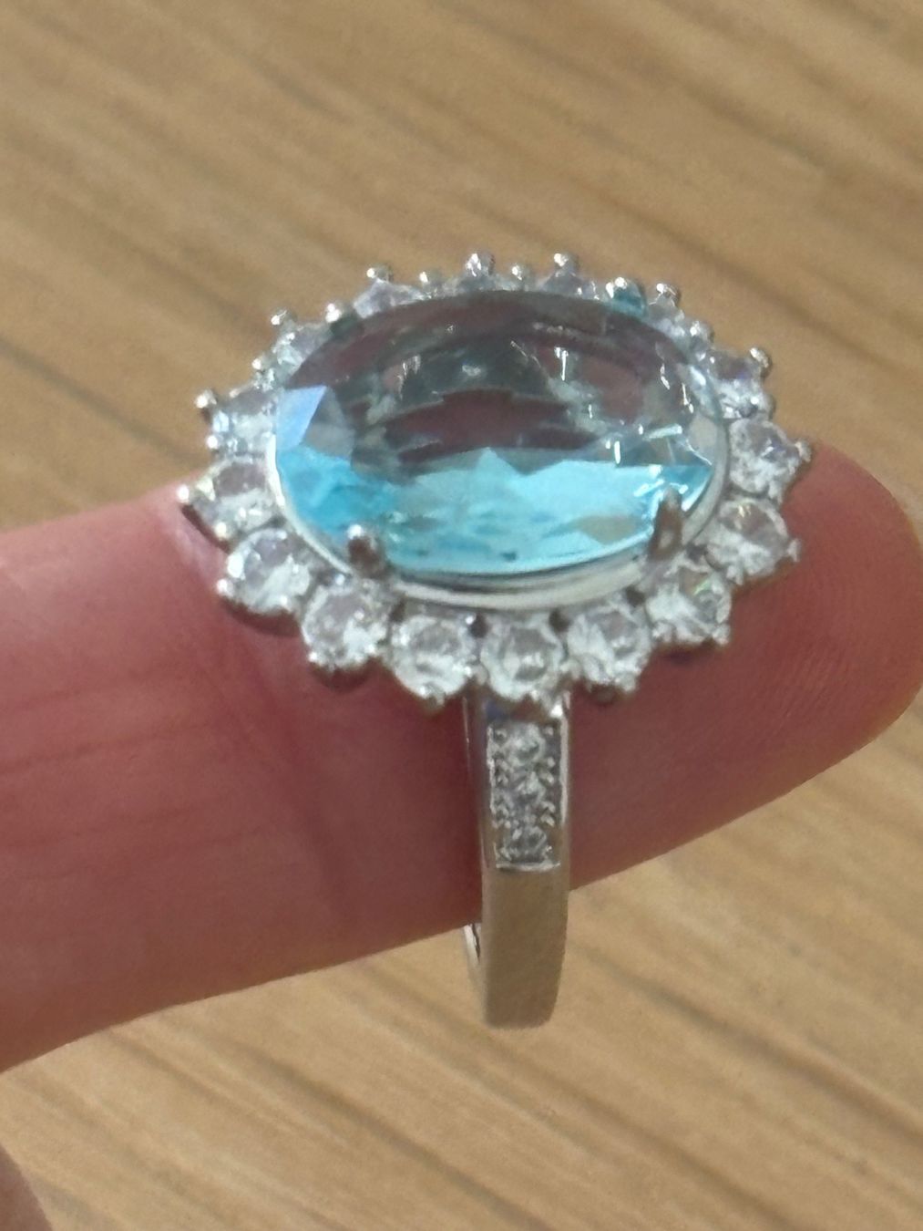 Ringe: Luxus Elegante Gr.19/9 Ring Farbe: Silber /Blau – Neu (gemäss Beschreibung) aus Biel-Bienne von Roserosse13 4