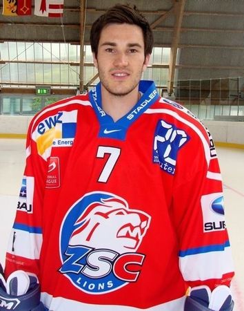 Orginal ZSC Trikot Thibaut Monnet (Nummer 7) ROT