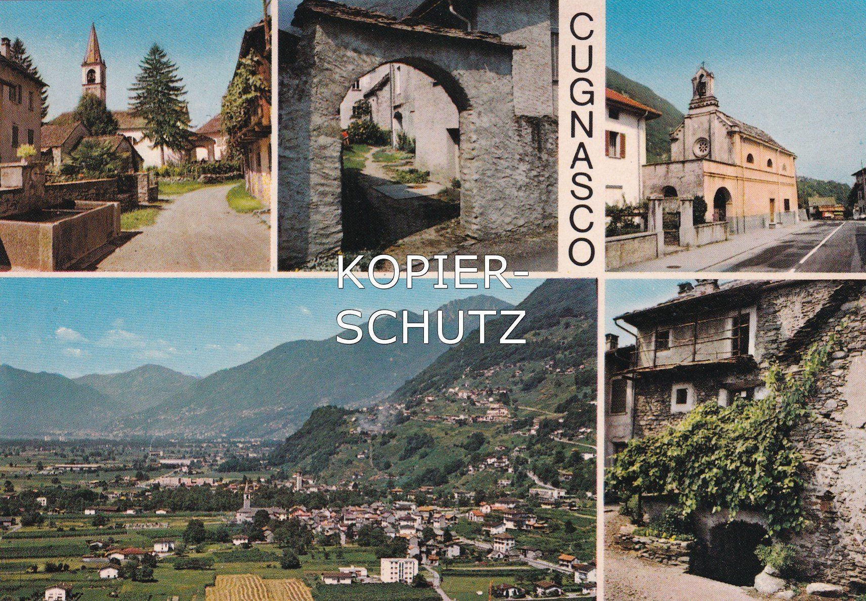 Cartoline postali: Cugnasco (5 Ansichten) /aw – Usato da Hombrechtikon venduto da Rudolf07